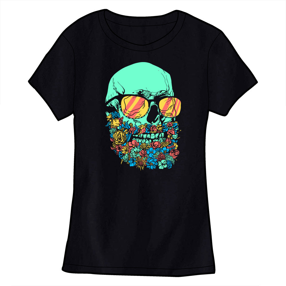 Skullbeard Shirt Shirts Cyberduds Ladies Small  