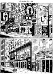 Cityscape Prints Art Cyberduds East Village - 13x18  