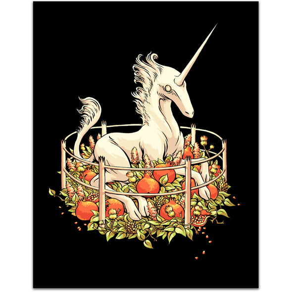 Unicorn in Captivity Shirt Shirts Cyberduds 11x14 Giclée Matte Art Print  