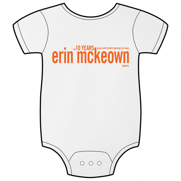 TEN YEARS ONESIE Other Apparel Erin McKeown 3 to 6 months White 
