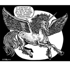 Eli Valley Print Collection One Art Cyberduds DHS Pegasus 12x15"  