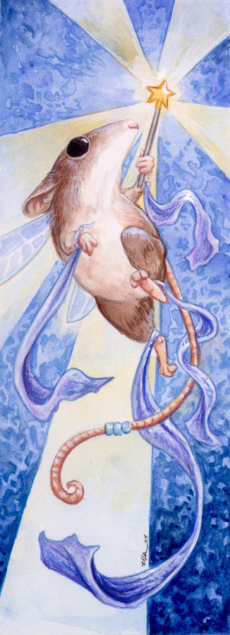 Cool Rodents Prints Art Cyberduds Fairy God Mouse - 11x17  
