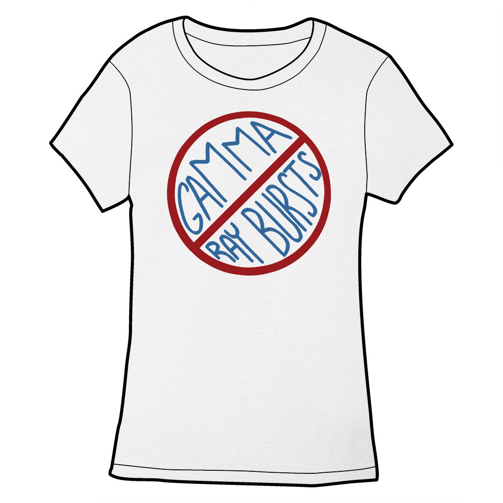 No Gamma Ray Bursts Shirt Shirts Cyberduds Ladies Small  