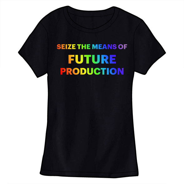 Seize the Means of Future Production Shirt Shirts Cyberduds Fitted Small  