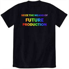 Seize the Means of Future Production Shirt Shirts Cyberduds Unisex Small  