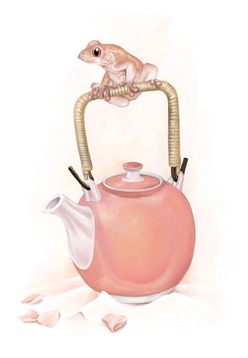 Matters of Tea Prints Art Cyberduds Frog Tea - 16x12 ($14)  