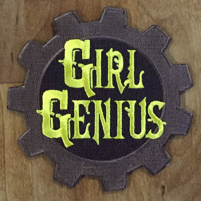 Girl Genius Patch: Gear Pins and Patches GG   