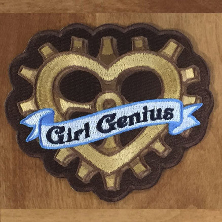 Girl Genius Patch: Heart Pins and Patches GG   