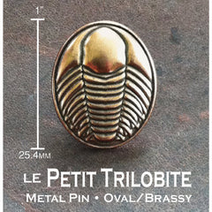 Le Petit Trilobite Pin Pins and Patches GG Brass  