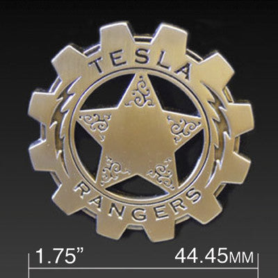 Tesla Ranger Badge: Pins and Patches GG   