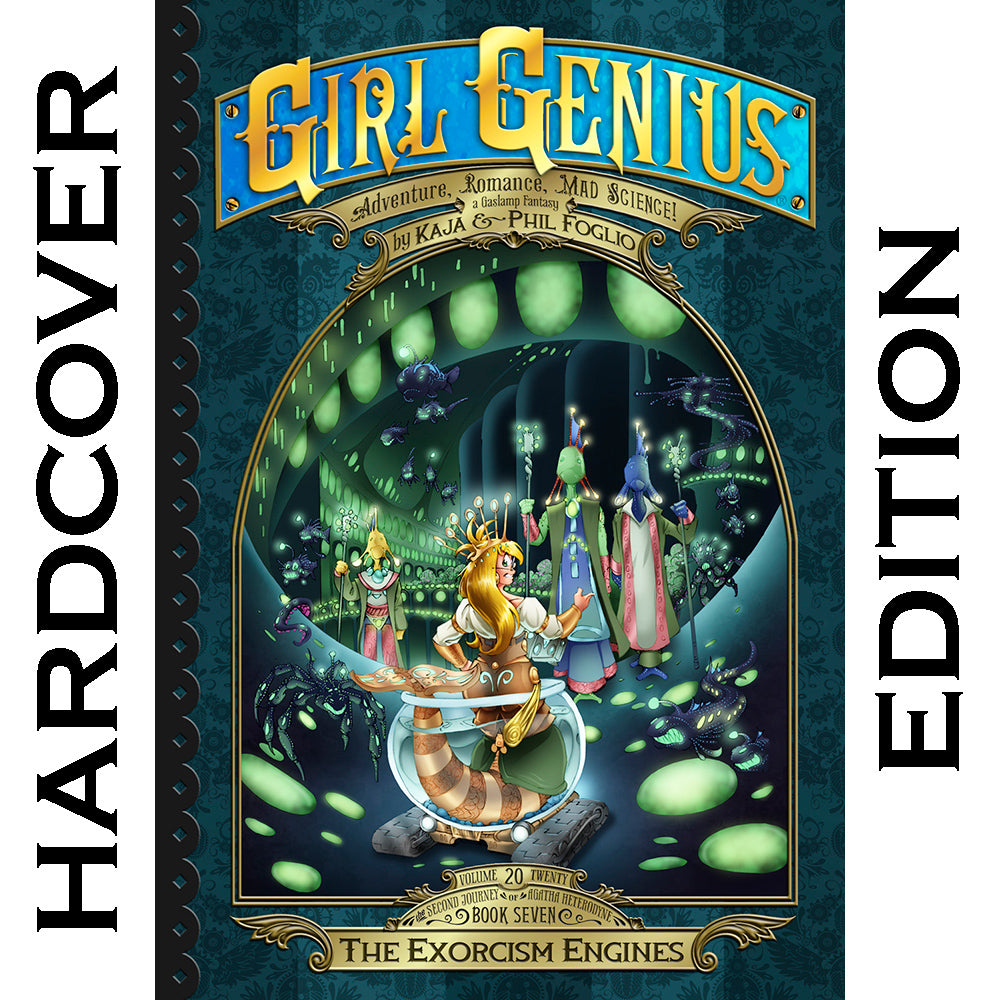 Girl Genius Book 20: The Exorcism Engines Books GG Hardcover  