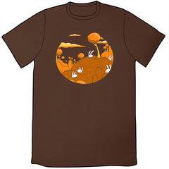 Bunnies Planet Shirt Shirts Brunetto Mens/Unisex Small  