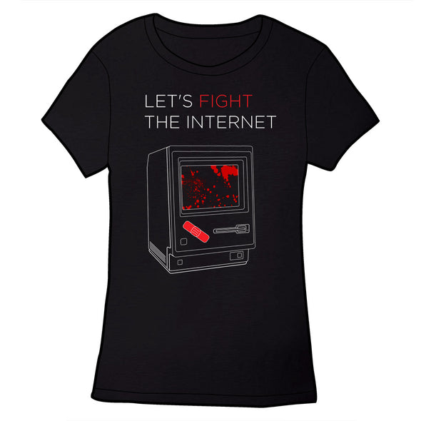 Let's Fight The Internet Shirt Shirts Brunetto Ladies Small  