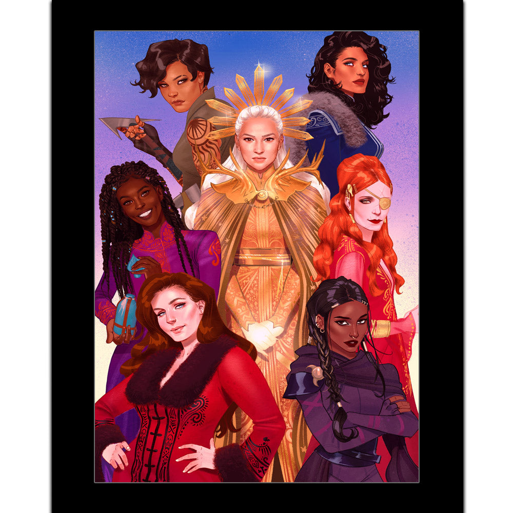 The Women of the Grishaverse Print Art Matboards & More   