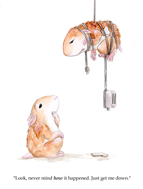 Hamster Art Prints Art Cyberduds Toast - 16x12 ($14)  