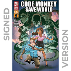 Code Monkey Save World Graphic Novel Books JOCO Signed by Jonathan ($20)  