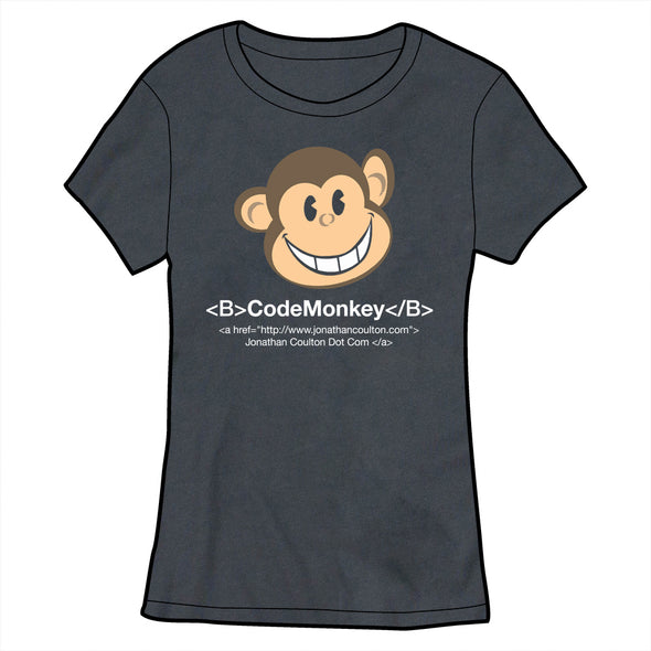 Code Monkey Shirt Shirts Brunetto Ladies Small  
