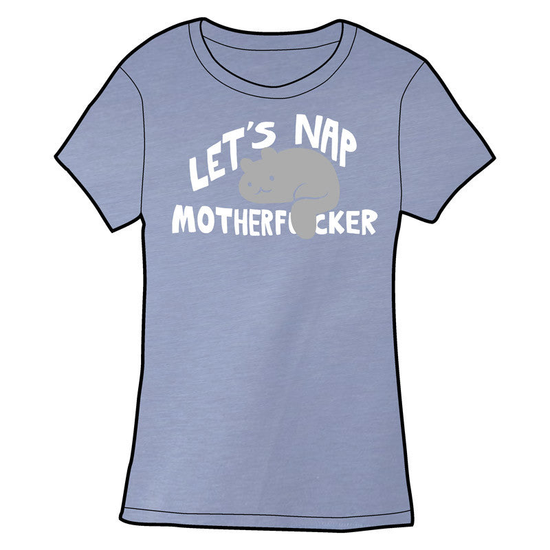 Let's Nap Shirt Shirts Brunetto Ladies Small  