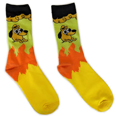 This Is Fine FOOT SOCKS Other Apparel The Studio   