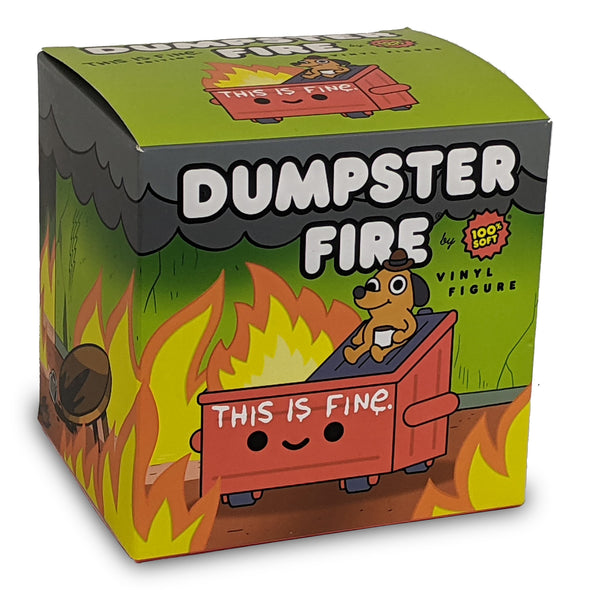 Dumpster Fire - This is Fine Vinyl Figure Accessories KCG   