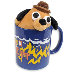 This is Fine Mug (Graphic Version) Liquid Holders Bargainmugs Mug WITH  a Mini-Dog! ($26)  