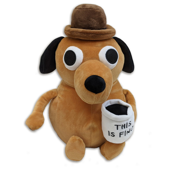 This is Fine Plush Dog Plushes Dongguan A Full-Sized Dog  