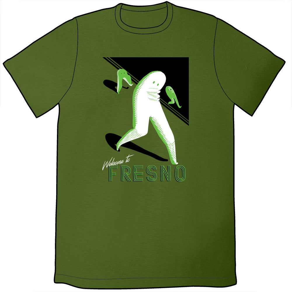 Fresno Nightcrawler Shirt Shirts Cyberduds Unisex Small Shirt Olive 