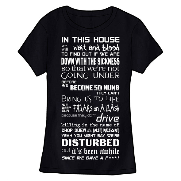 In This House Shirt Shirts Cyberduds Ladies Small  