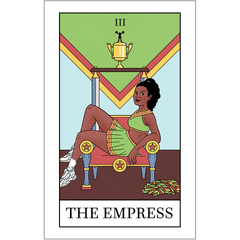 School Hard Tarot Prints Art Cyberduds The Empress  