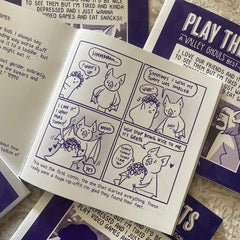 Valley Ghouls Play the Hits Zine (NOT SIGNED) Art Cyberduds   