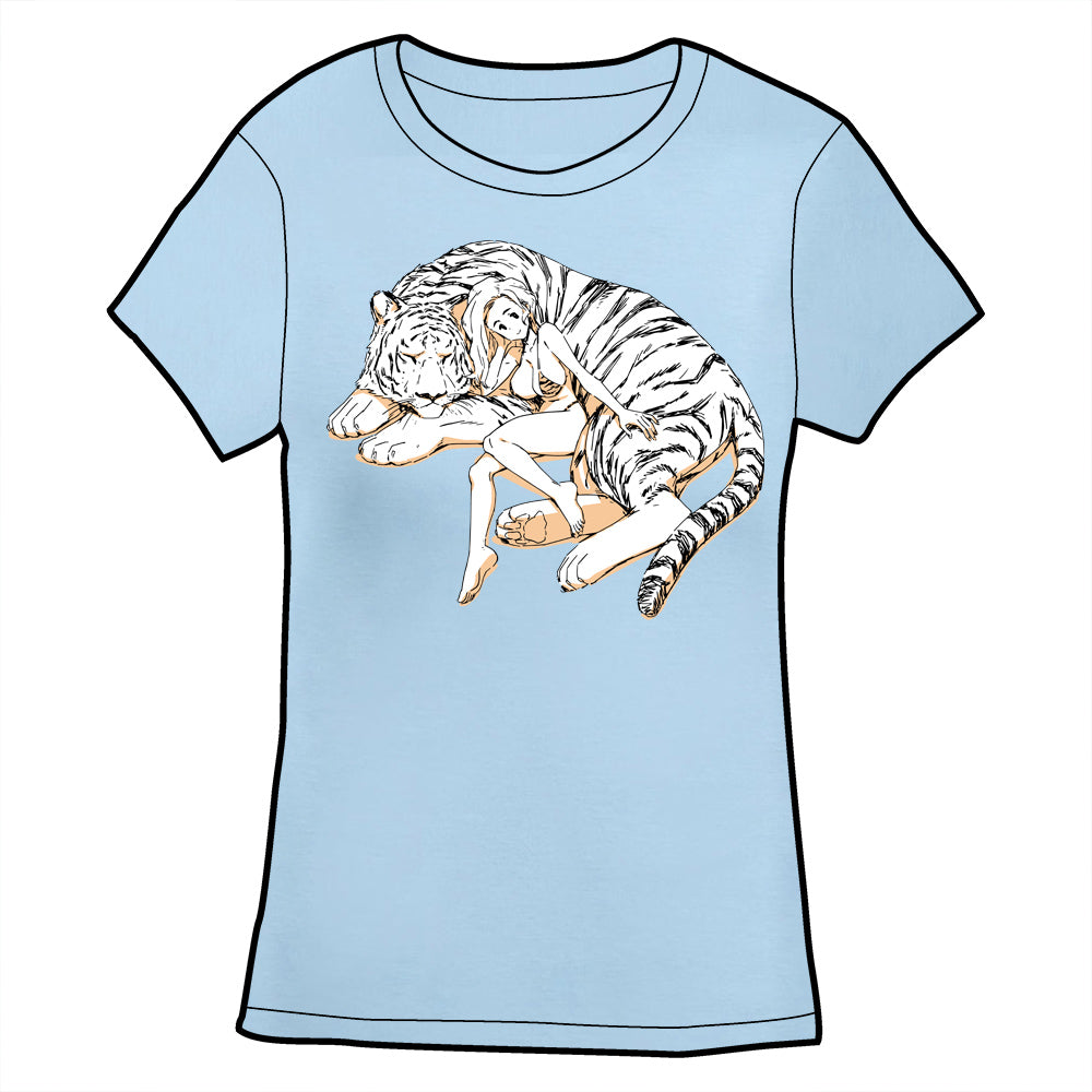 Tiger Shirt Shirts & Tops TopatoCo Fitted Small  
