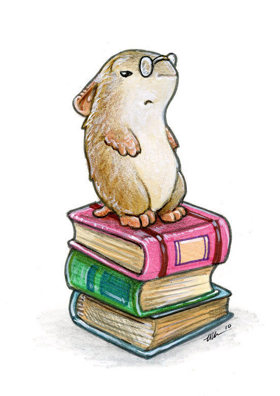 Hamster Art Prints Art Cyberduds Library - 16x12 ($14)  