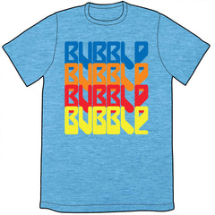 Bubble Retro Logo Shirt *LAST CHANCE* Shirts Cyberduds Blue Unisex Small 
