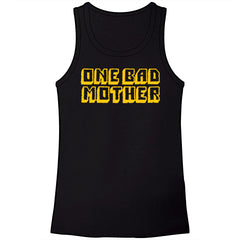 One Bad Mother Tank Top *LAST CHANCE* Shirts Brunetto Black Extra Small 
