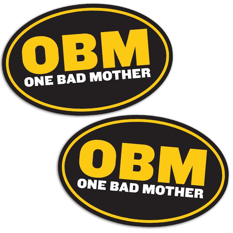 One Bad Mother Magnet Two-Pack *LAST CHANCE* Magnets Stickermule   