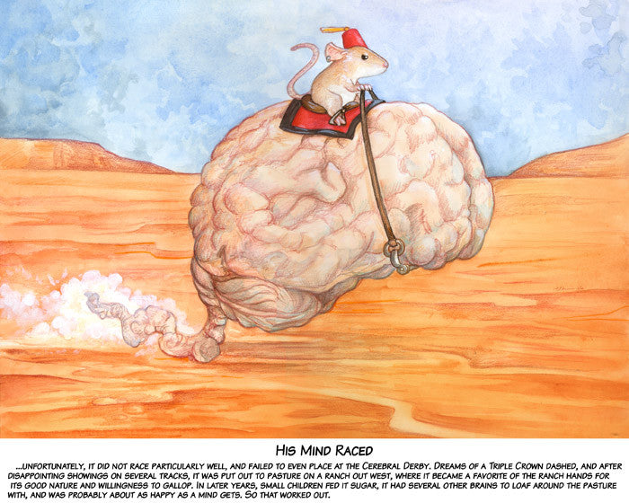 Cool Rodents Prints Art Cyberduds Mindrace Caption - 11x14  