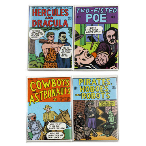 Comics Covers Magnets Set Accessories Magnets   