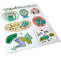 MeekinStickers Sticker Sheet! Stickers Stickermule   