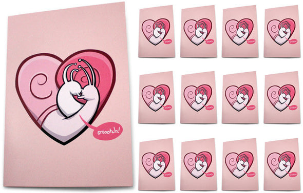 Smoochin' Snails Valentimes Cards Cards PSPrint   
