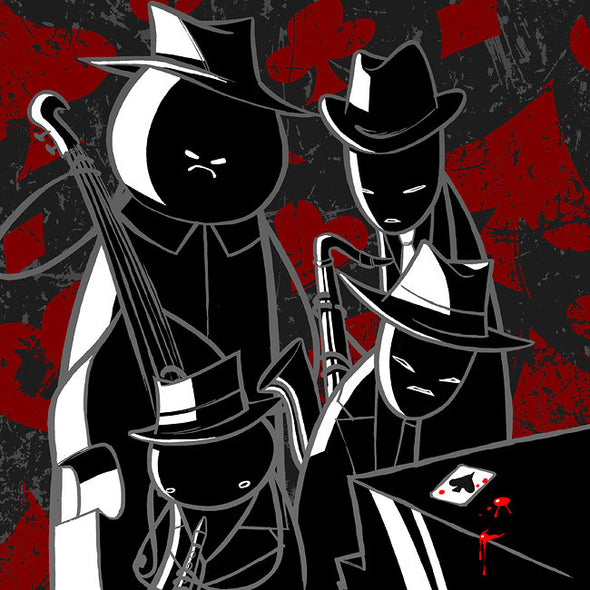 Problem Sleuth: Midnight Crew Print (11"x11") Art Cyberduds   