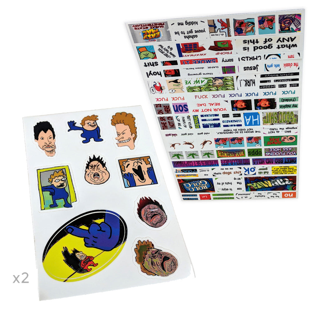 Sweet Bro and Hella Jeff Stickers and Magnetic Poetry 2.0 Accessories TopatoCo 2 Sticker Sheets & 1 Magnet Sheet  