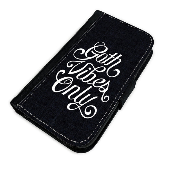 Goth Vibes Only Wallet-Style Phone Case Accessories Cyberduds   
