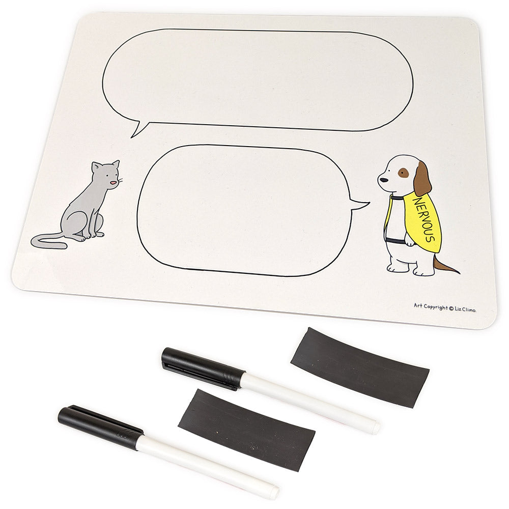 Nervous Dog Whiteboard Accessories Cyberduds   