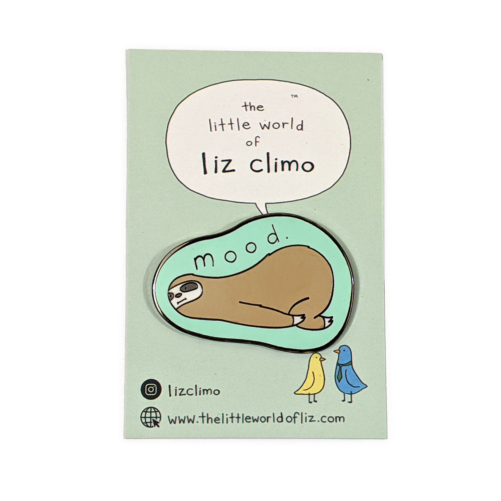 Sloth Mood Pin – TopatoCo