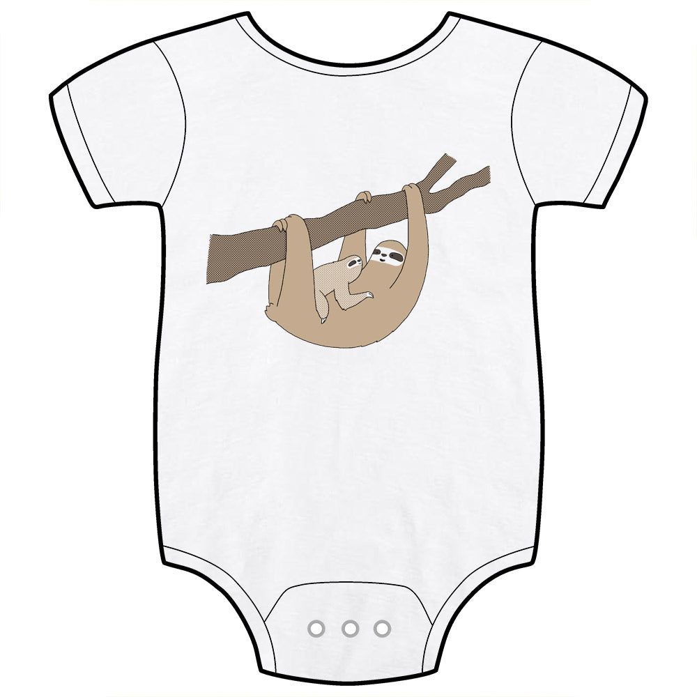 Sloth Onesie Babywear clockwise   