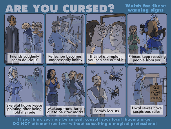 Are You Cursed? Print Art Cyberduds   