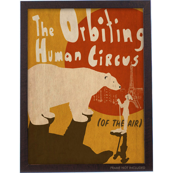 The Orbiting Human Circus (Of the Air) Poster Art Cyberduds   