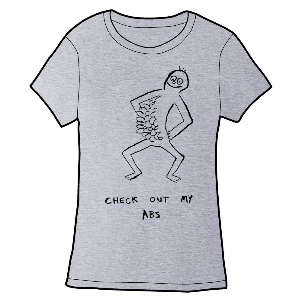 Check Out My Abs Shirts and Tanks Shirts Cyberduds Ladies Small Shirt  