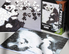 Wondermark Jigsaw Puzzles Games WON Feral Cat Mini-Puzzle ($5)  