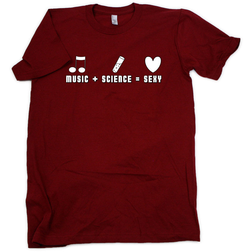 Music + Science = Sexy Shirt Shirts Brunetto   
